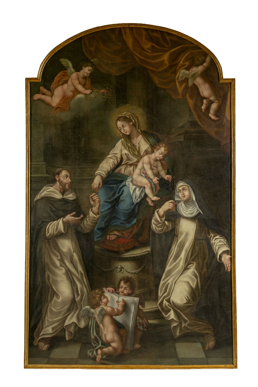 Madonna del Rosario con San Domenico e Santa Caterina da Siena