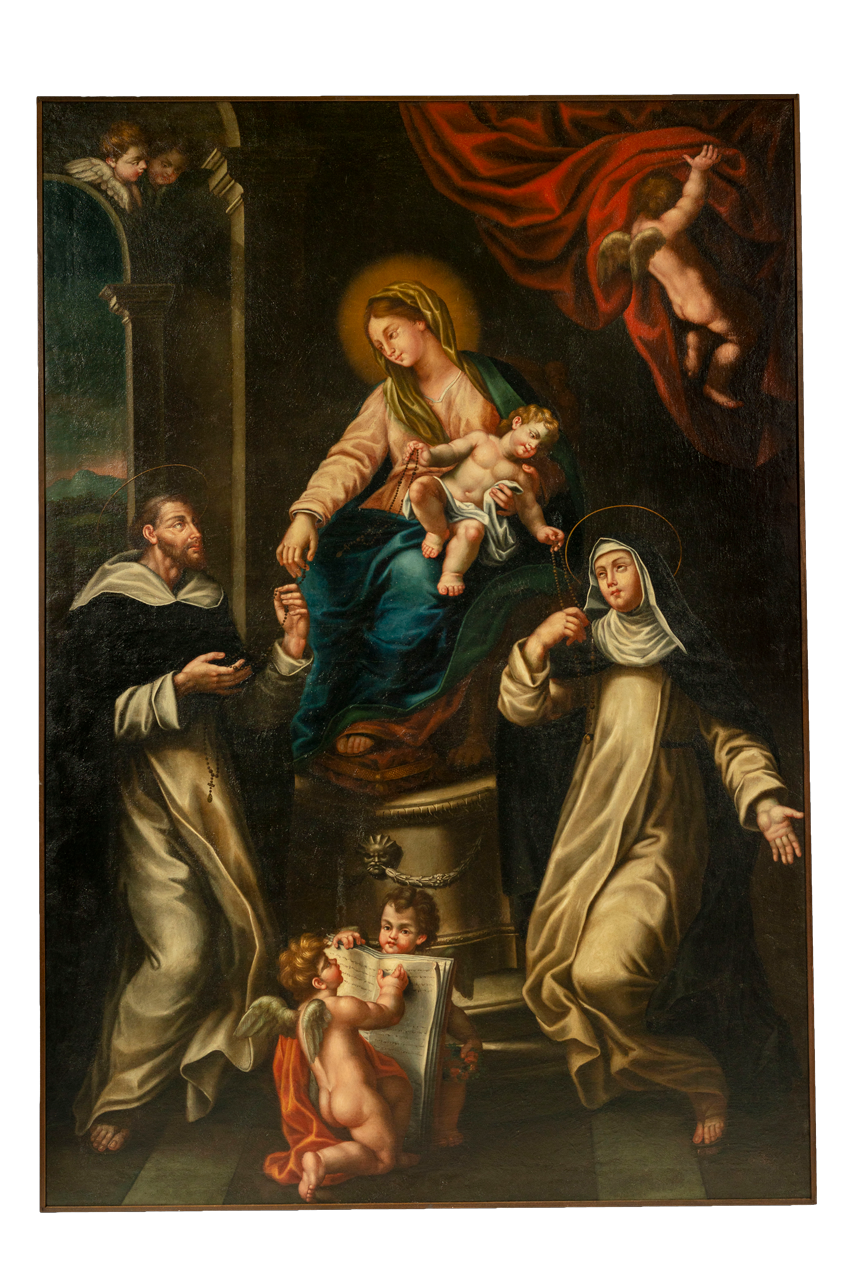Madonna del Rosario con San Domenico e Santa Caterina da Siena